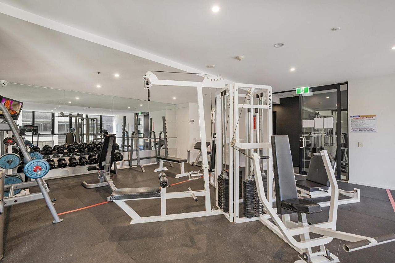 Spacious 1-Bed Unit In Heart With Gym And Pool Melbourne Zewnętrze zdjęcie